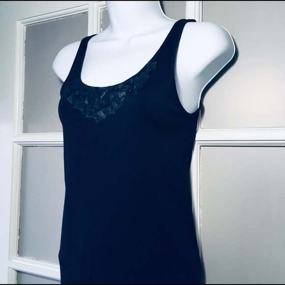 EILEEN FISHER BLUE TANK TOP - Picture 3 of 8